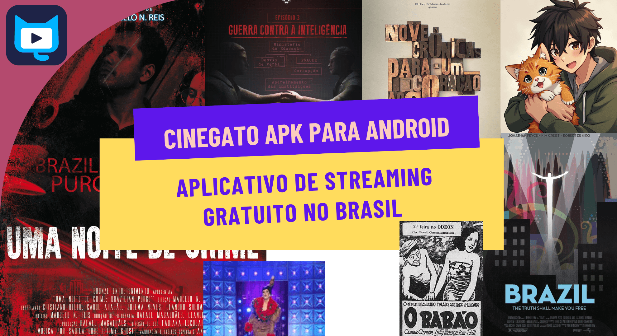 Cinegato para Android – App de streaming gratuito para o público brasileiro